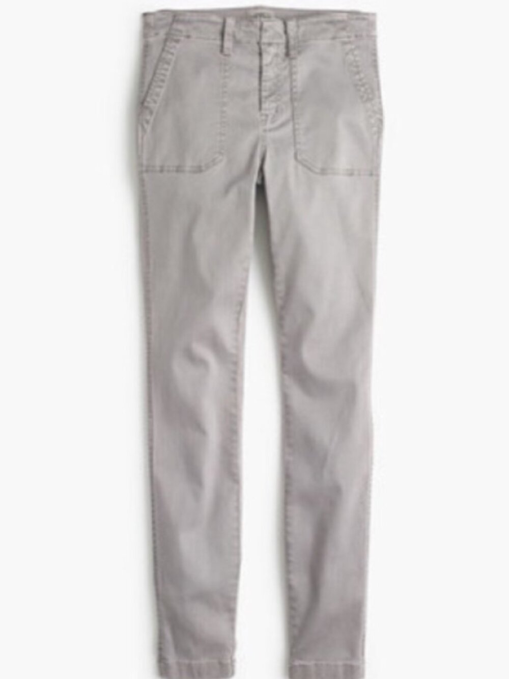 J. Crew Cargo Toothpick Pant in Light Gray Size 31